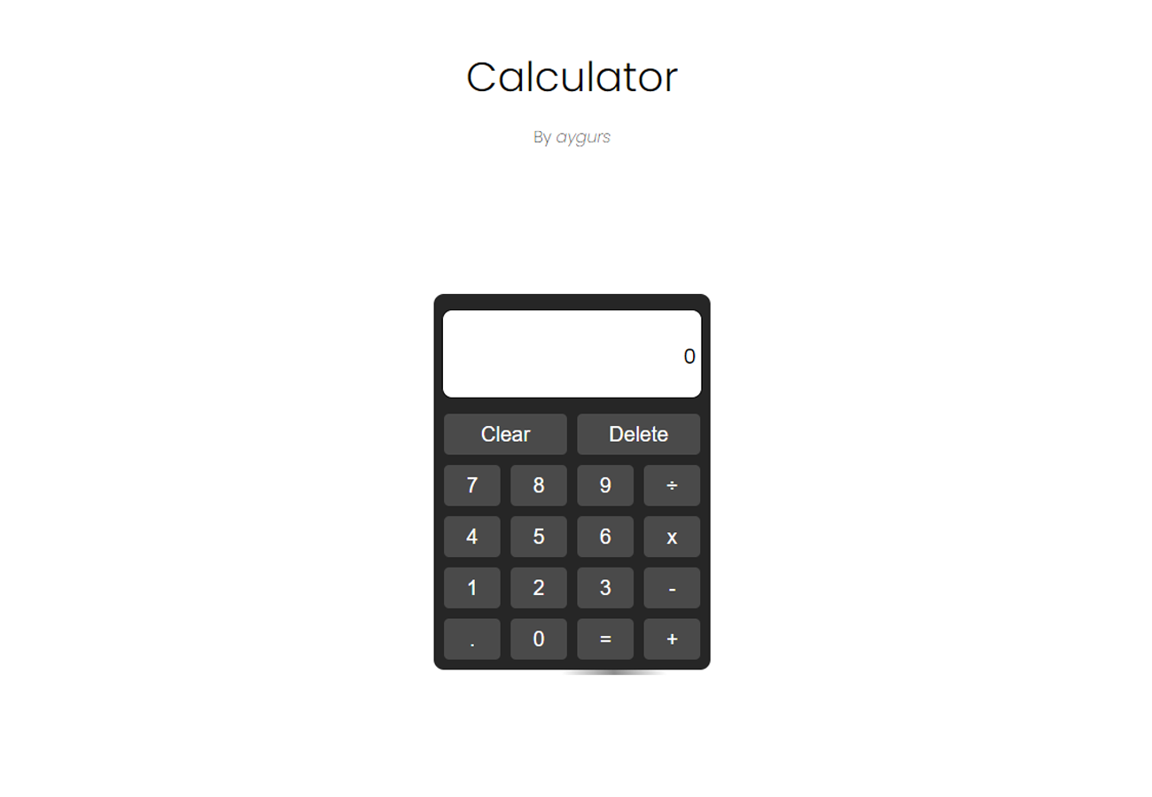 Calculator Project