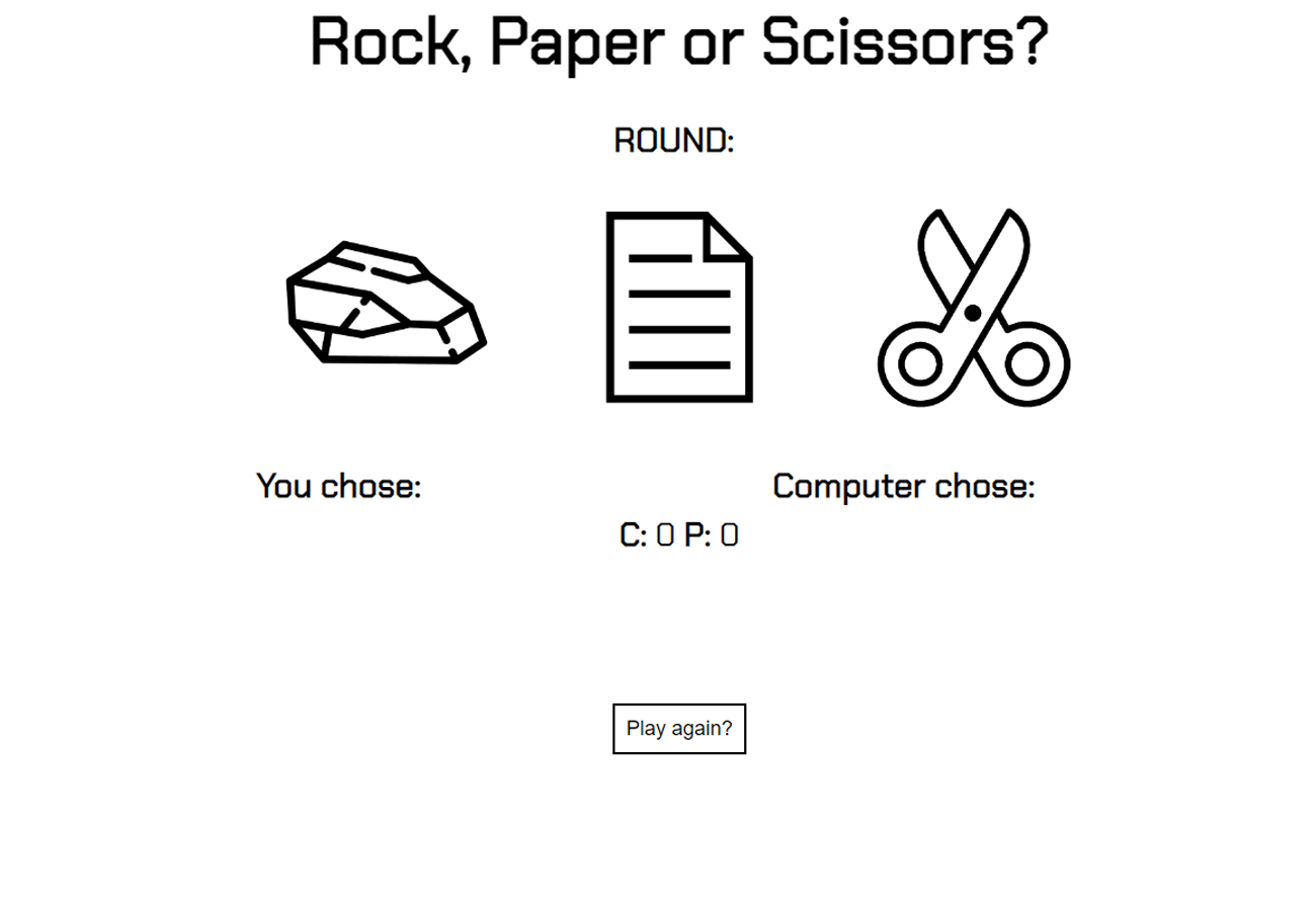 Rock, paper, scissors Project